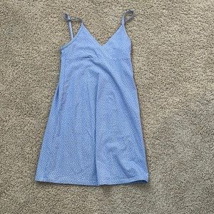 Brandy Melville blue amara floral mini dress